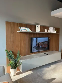 Parete attrezzata Soggiorno boiserie in stile design a prezzo ribassato^Pianca Sale