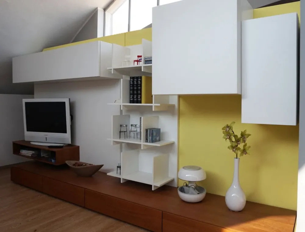 Presotto Parete attrezzata Soggiorno mod. modus in stile moderna a prezzo scontato- Pareti Attrezzate