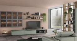 Colombini Casa Parete attrezzata Space l05 in stile moderna a prezzo ribassato- Pareti Attrezzate