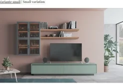 Colombini Casa Parete attrezzata Space l05 in stile moderna a prezzo ribassato- Pareti Attrezzate