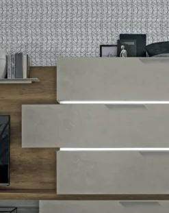 Tomasella Parete attrezzata Space s005 di in OFFERTA OUTLET- Pareti Attrezzate