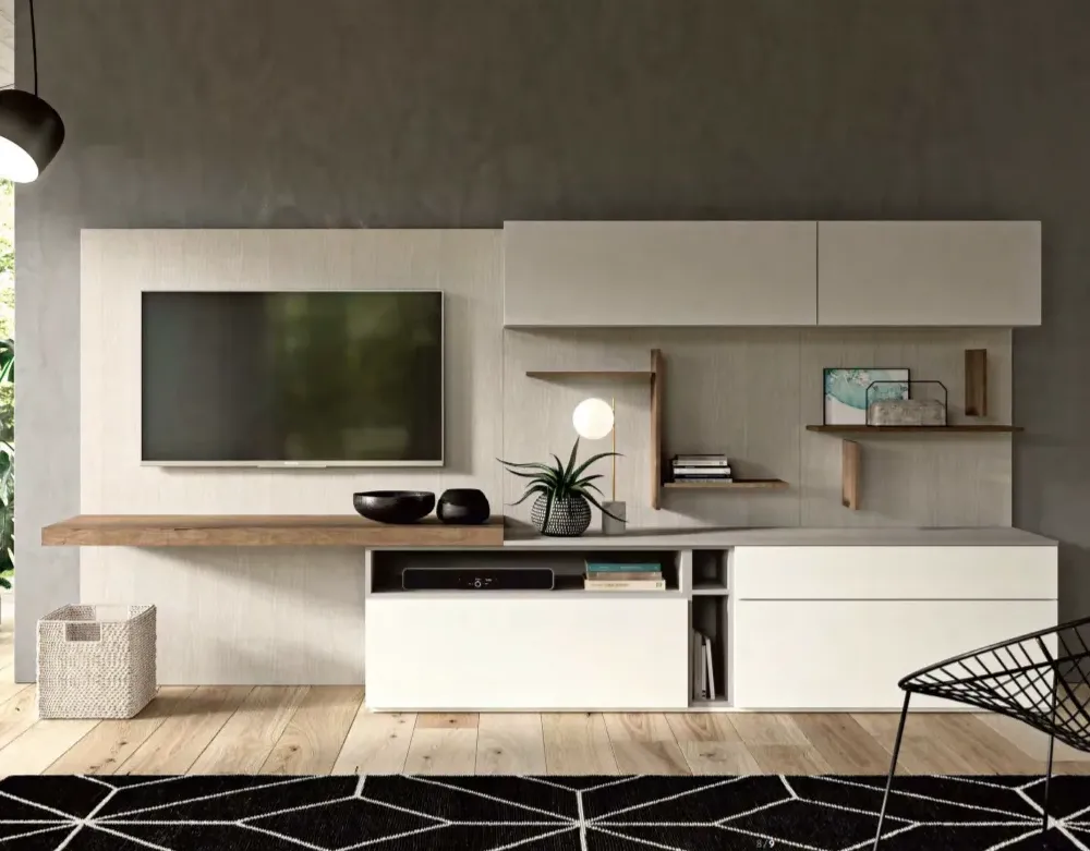 Parete attrezzata Start 02 in stile moderno a prezzo scontato^Collezione esclusiva Best