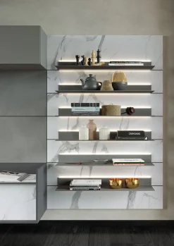 Online Parete attrezzata Story 4 di scontata del 35% Pareti Attrezzate