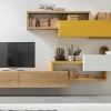 Clearance Parete attrezzata Su2105 giallo di in OFFERTA OUTLET Pareti Attrezzate