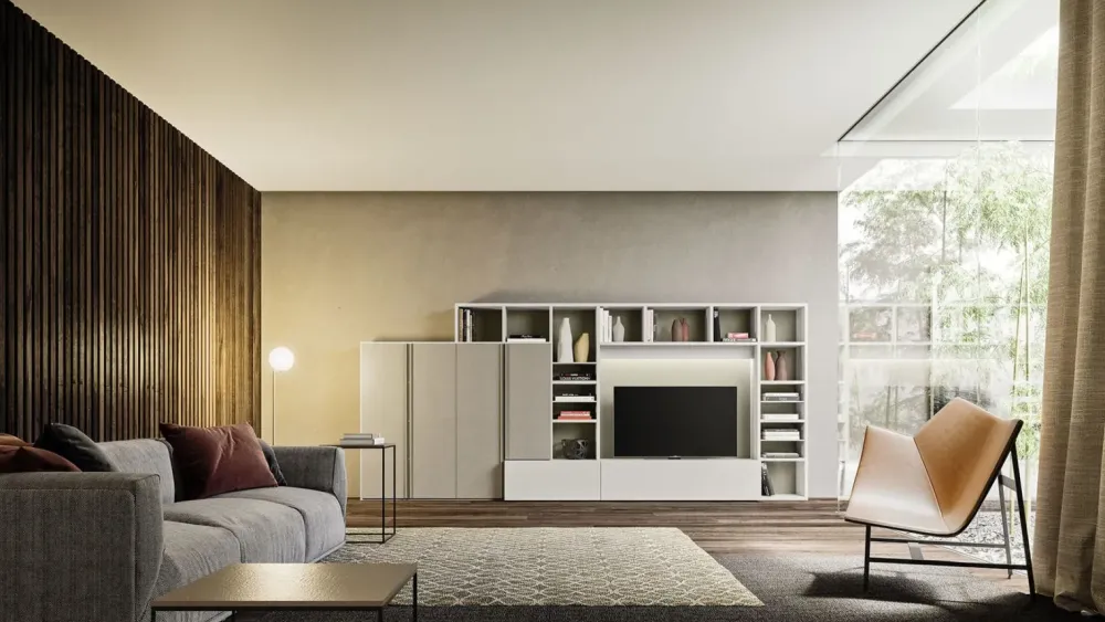 Parete attrezzata System day OFFERTA OUTLET^Orme Hot