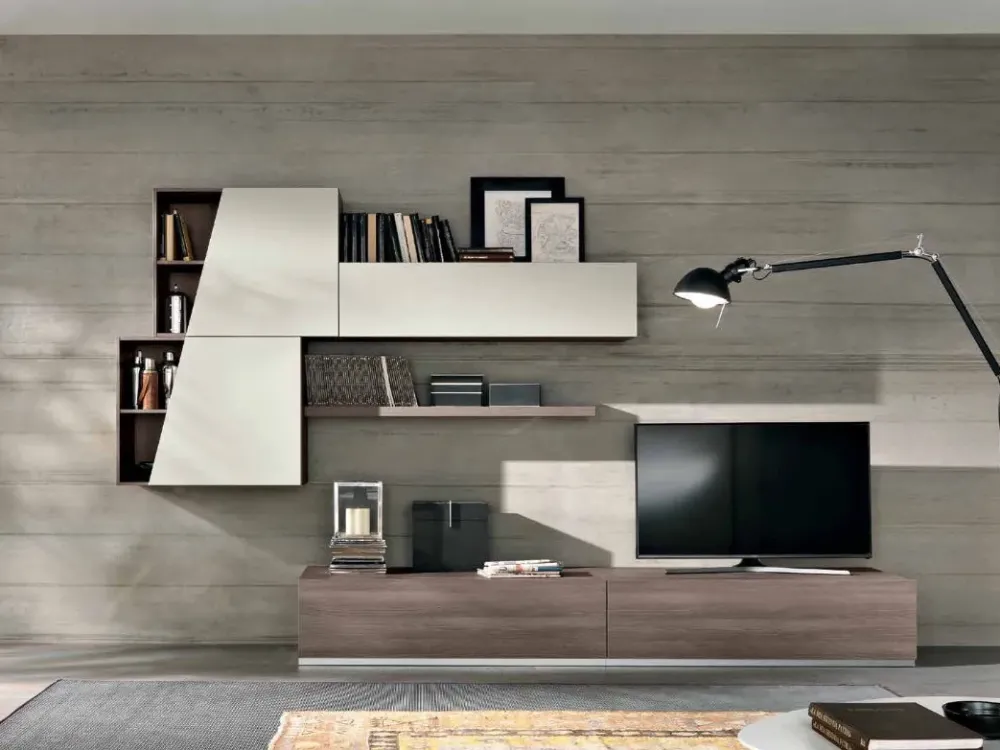 Spar Parete attrezzata T08 del marchio con uno sconto esclusivo- Pareti Attrezzate