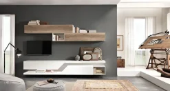 Parete attrezzata T-01 in stile moderno a prezzo scontato^Spar