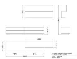 Clearance Parete attrezzata Thesis di scontata del 70% Pareti Attrezzate