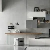 Tomasella Parete attrezzata in laminato materico A054 in Offerta Outlet- Soggiorni Completi