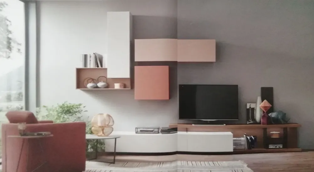 Parete attrezzata Unix del brand con uno sconto esclusivo Pareti Attrezzate