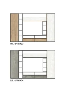 Discount Parete attrezzata Velvet 3 della marca con un ribasso esclusivo Pareti Attrezzate