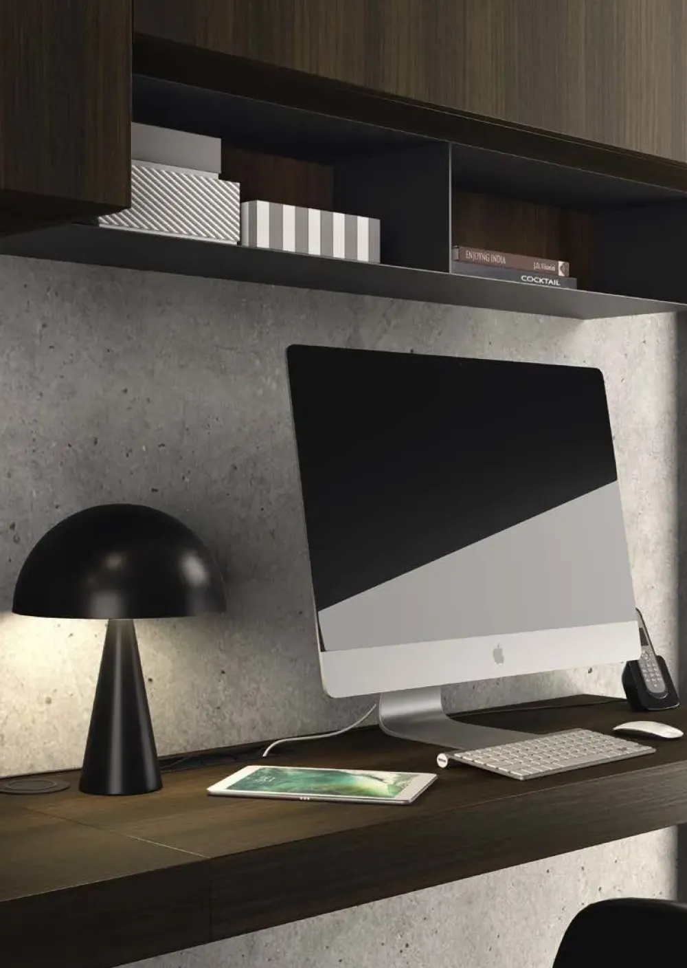 Colombini Casa Parete attrezzata Vitality luce c14 in stile design a prezzo scontato- Pareti Attrezzate