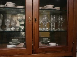 Falegnameria Italiana Parete libreria classica Artigianale - falegnameria scontato del -50 %- Librerie