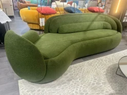 Pianca Peonia disegnato da cristina celestino tessuto in poliuretano in Offerta Outlet- Divani