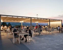 Artigianale Pergotenda a marchio modello Onda 90 waterproof SCONTATA- Pergotende