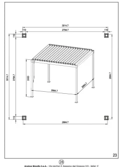 Bizzotto Pergotenda Garda ad un prezzo mai così piccolo- Pergotende