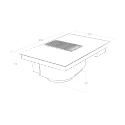 Elica Piano cottura Nikolatesla prime a prezzo Outlet- Piano Cottura