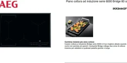 Piano cottura modello ikk8443fb   induzione a PREZZI OUTLET^AEG Clearance