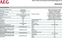 Piano cottura modello ikk8443fb induzione a PREZZI OUTLET^AEG Clearance