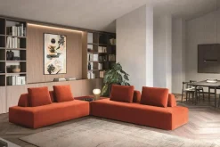 Felis Platform tessuto in poliuretano in Offerta Outlet- Divani