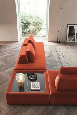 Felis Platform tessuto in poliuretano   in Offerta Outlet- Divani