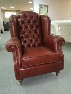 Online Poltrona Alice in Pelle SCONTATA Poltrone