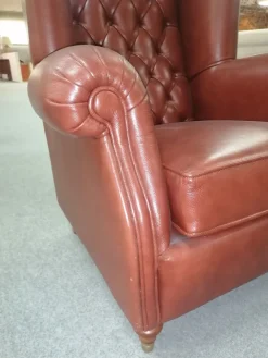 Online Poltrona Alice in Pelle SCONTATA Poltrone