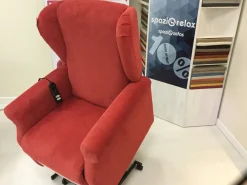 Artigianale Poltrona Berge - spazio relax con movimento relax a marchio con uno sconto speciale- Poltrone Relax