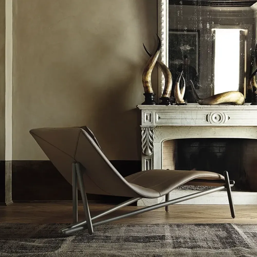 Cattelan Italia Poltrona con movimento relax Donovan in Ecopelle con forte sconto- Poltrone Relax