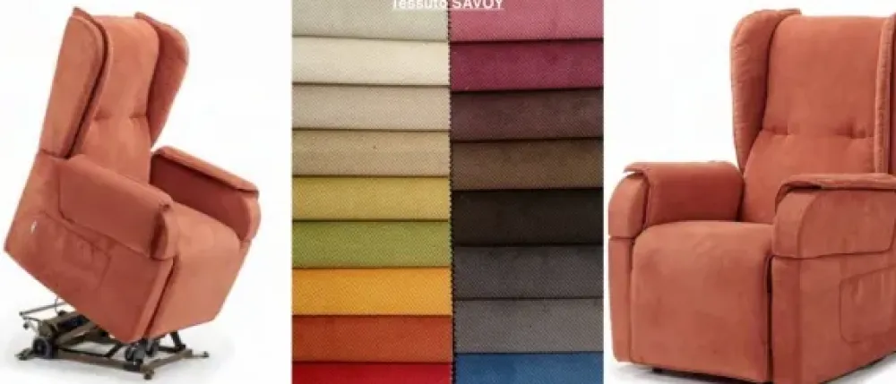 Il Benessere Poltrona con movimento relax Isabel in Tessuto a prezzi outlet- Poltrone Relax