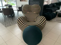 B&B Italia Poltrona con poggiapiedi Up 50 in Offerta Outlet- Poltrone