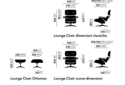 Collezione esclusiva Poltrona con poggiapiedi Lounge chair & ottoman  a prezzo Outlet- Poltrone