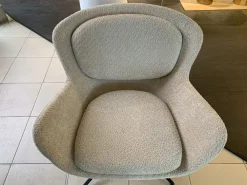 Poltrona con seduta fissa Meghan in Offerta Outlet^Riflessi Hot