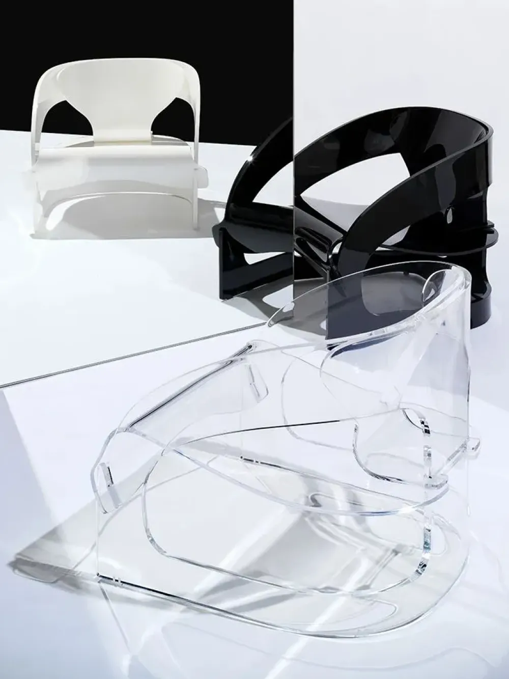 Poltrona con seduta fissa Joe colombo in Offerta Outlet^Kartell Best