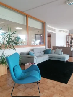 Calligaris Poltrona con seduta fissa Lazy in Offerta Outlet- Poltrone