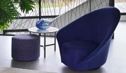 Flou Poltrona con seduta fissa Lilia in Offerta Outlet- Poltrone