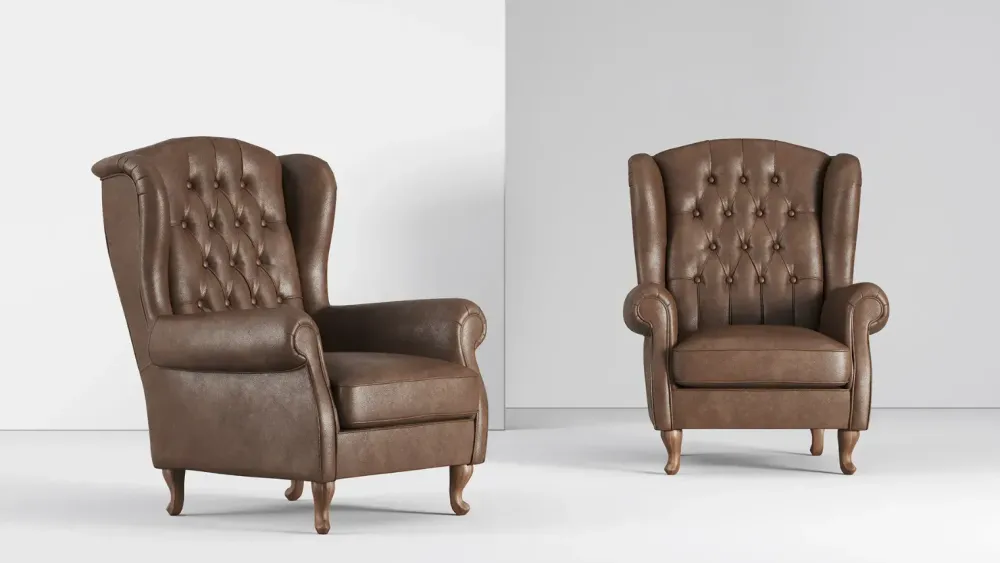 Outlet Poltrona con seduta fissa Bergere a prezzo Outlet Poltrone