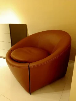 Best Poltrona con seduta fissa capri pelle in Offerta Outlet Poltrone