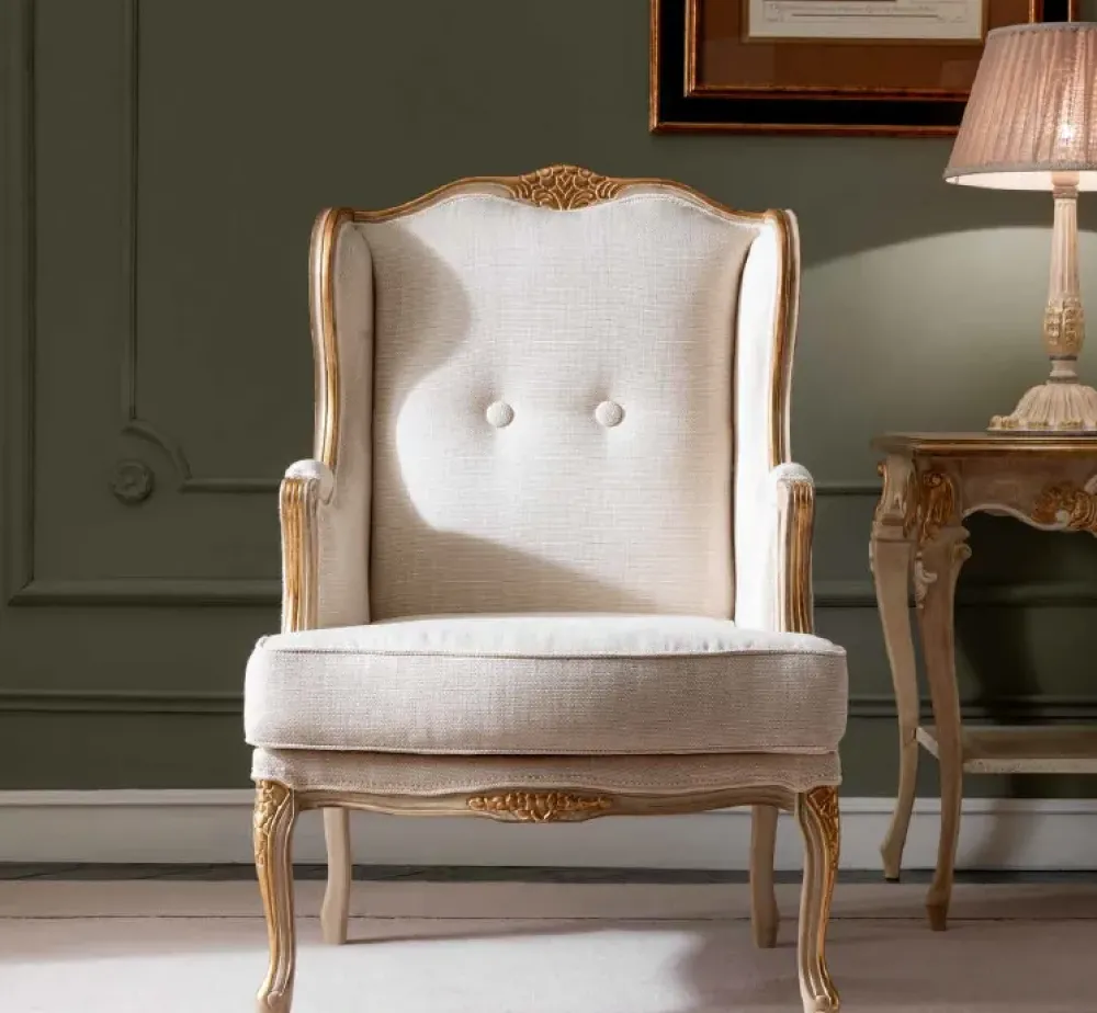 Vittorio Grifoni Poltrona con seduta fissa 2257 poltrona in Offerta Outlet- Poltrone