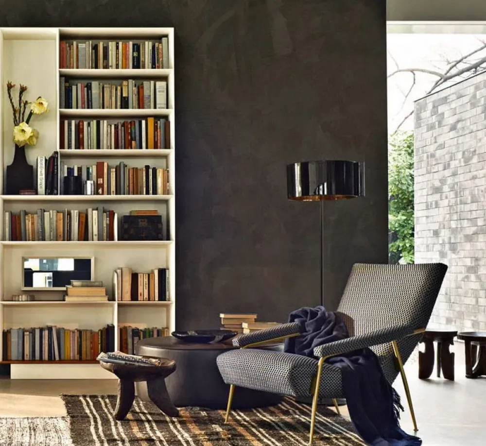 Molteni & C Poltrona con seduta fissa D.153.1 in Offerta Outlet- Poltrone