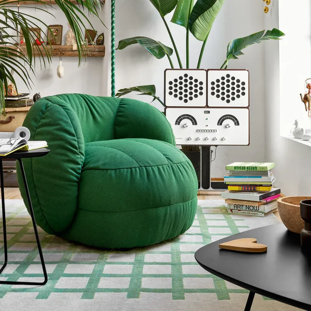 Connubia Poltrona con seduta fissa Reef poltrona a prezzo scontato- Poltrone