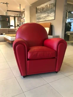 Poltrona Frau Poltrona con seduta fissa Vanity fair in Offerta Outlet  approfittane ora!- Poltrone