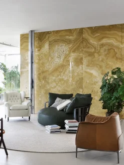 Poltrona Frau Poltrona con seduta fissa Archibald a prezzo scontato- Poltrone