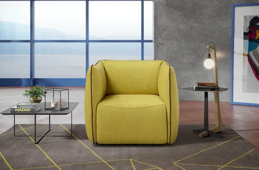 Poltrona con seduta fissa Ludo a prezzo scontato^Egoitaliano New