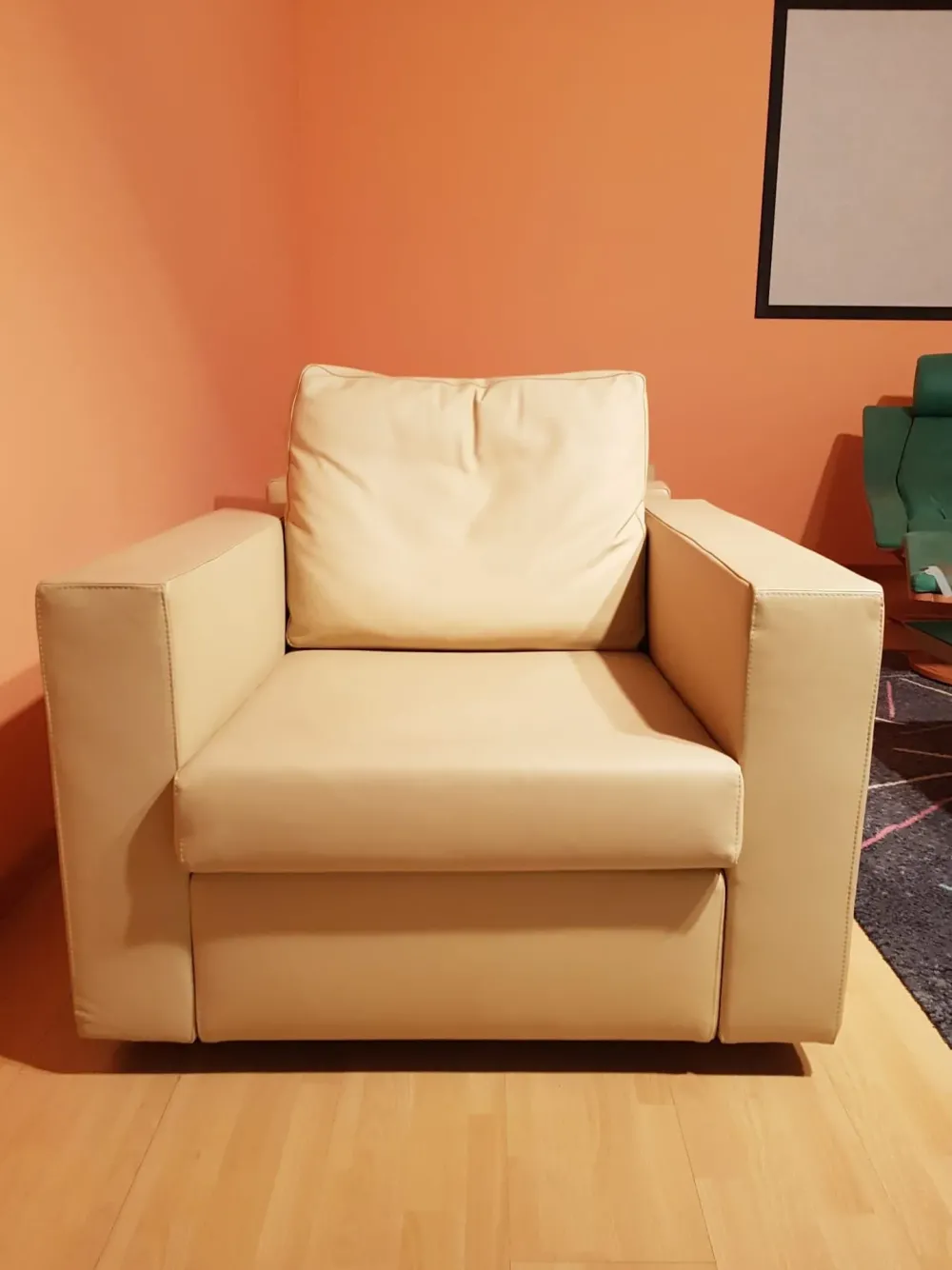 Mimo Salotti Poltrona con seduta fissa Sev in Offerta Outlet- Poltrone