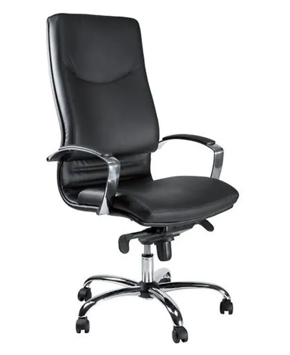 Outlet Poltrona da ufficio in ecopelle Zeta direzionale a marchio in offerta Arredo Ufficio