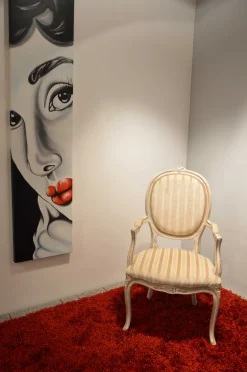 Hot Poltrona di Produzione Artigianale in stile provenzale Shabby Chic - Scontata del - 50% Poltrone