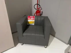 Collezione esclusiva Poltrona in Ecopelle Walker a prezzo scontato- Poltrone