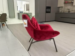 Poltrona in Microfibra Thelma in Offerta Outlet^Doimo Salotti Online