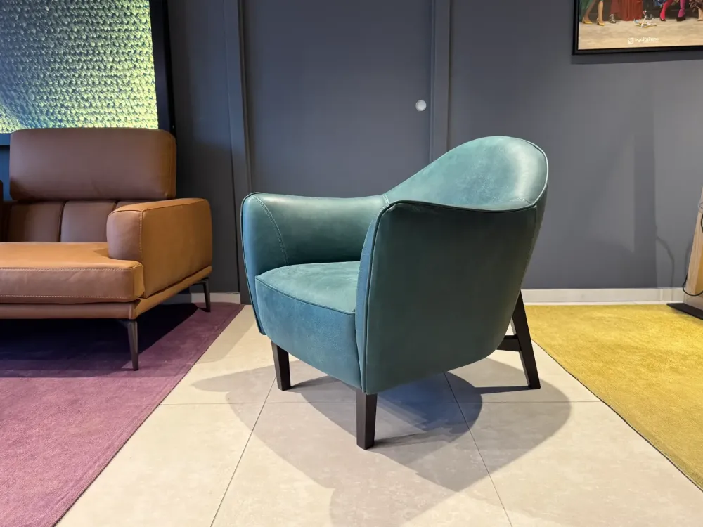 Egoitaliano Poltrona in Pelle Musetta in Offerta Outlet- Poltrone
